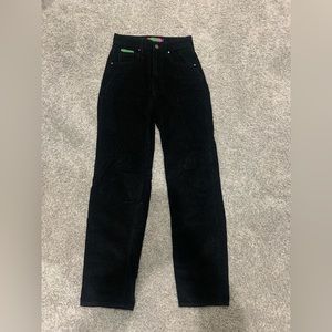 empyre tori black corduroy skate pants